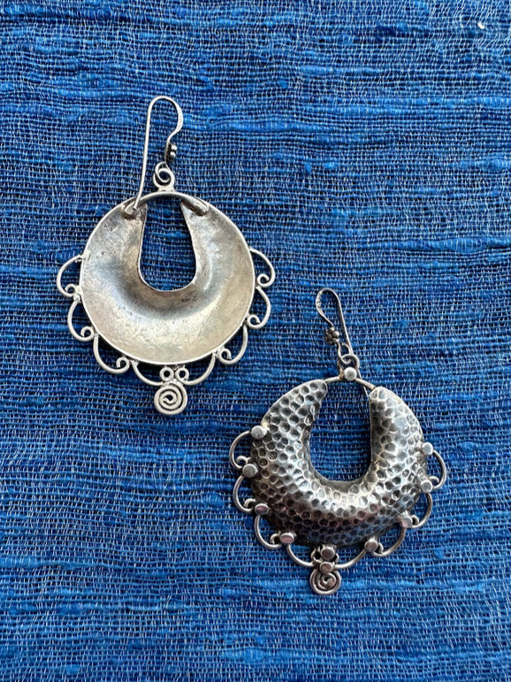 Oxidised deals dangle earrings